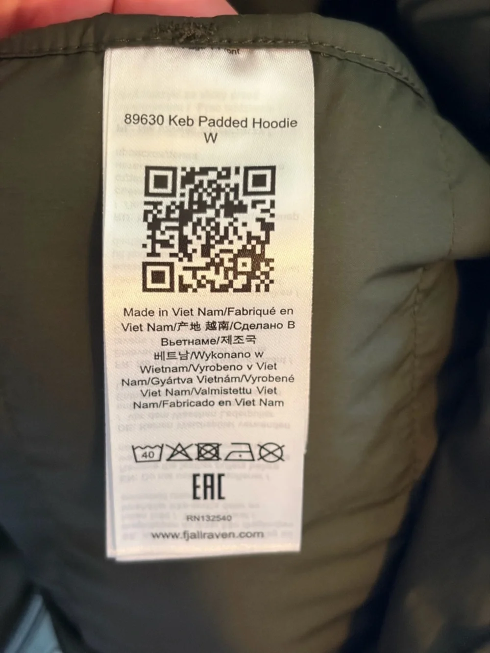 Fjallraven Keb Padded Insulated hoodie - Picture 5 of 5